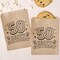 Big Dot of Happiness Adult 50th Birthday Kraft Brown Paper Treat Bags, Birthday Individual Greaseproof Brown Paper Sandwich Cookie Bags - 25 Count